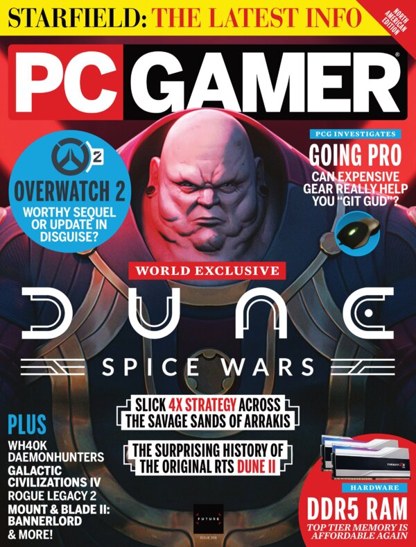PC Gamer USA   Issue 359, August 2022 cover